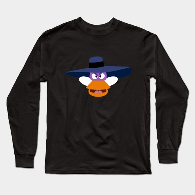 Darkwing Duck Long Sleeve T-Shirt by shallahan